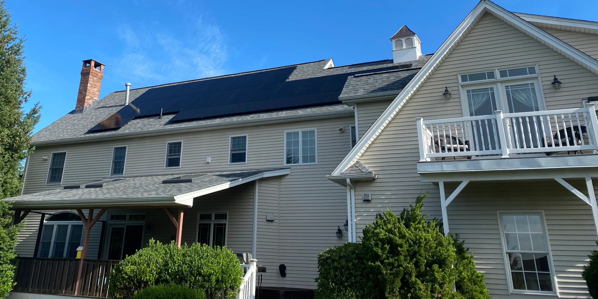 Solar panels installed on a New England home by MyLocalPro