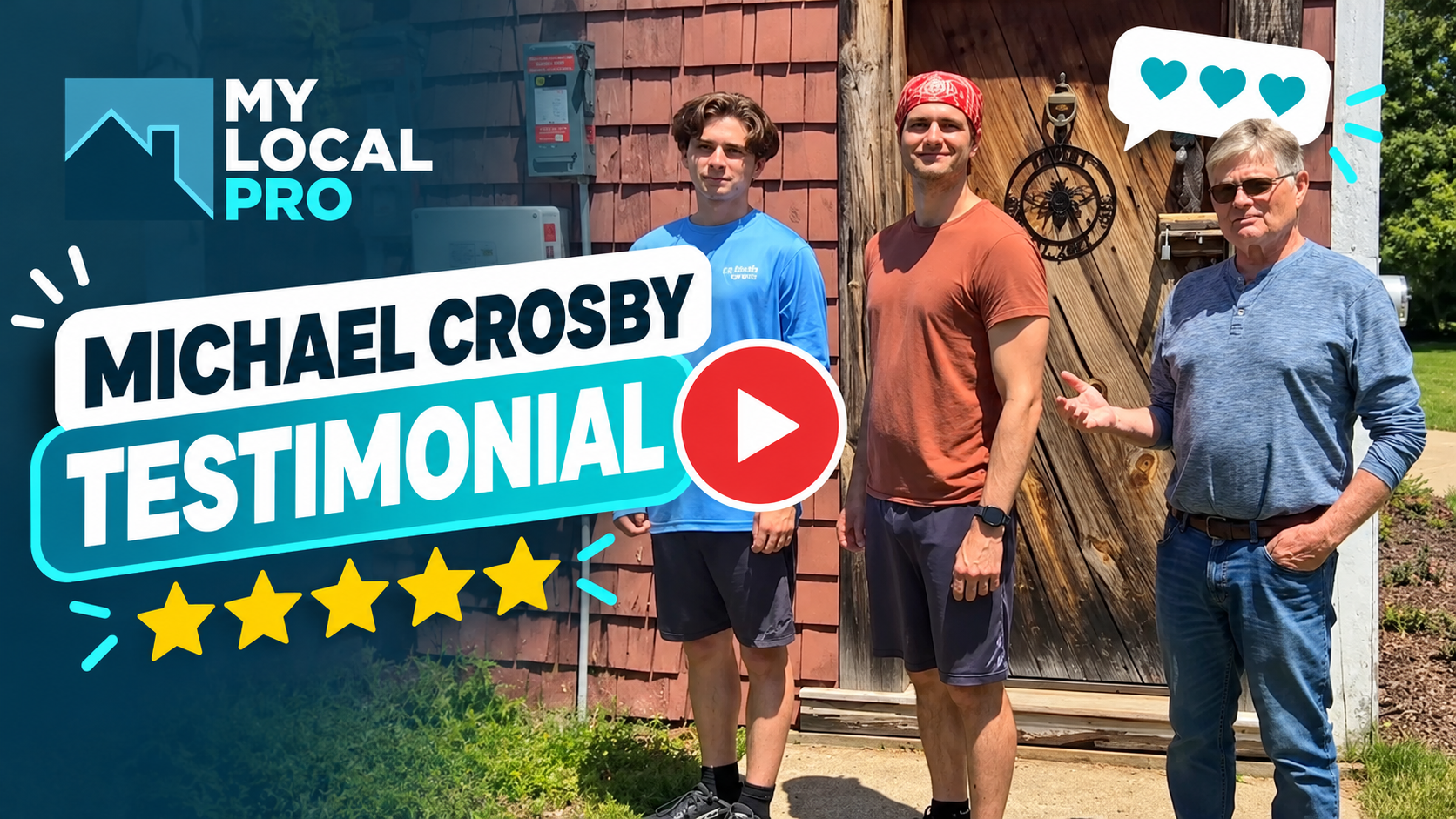 Michael Crosby, My Local Pro customer